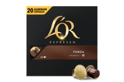 [8711000360811] 20 Capsules Espresso Forza L'OR Compatibles Machines Nespresso (Intensité 9)