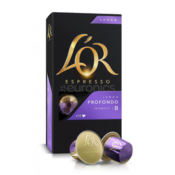 [8711000360569] 10 Capsules Espresso Lungo Profondo L'Or Compatibles Machines Nespresso  (Intensité 8)