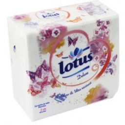 [6192400661197] 45 Serviettes de Table 2 Plis Lotus 30x30cm
