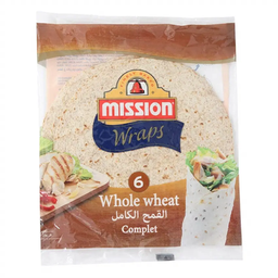 [8437000906797] 6 Pains Tortillas Blé Complet 25cm Wraps Mission 420g
